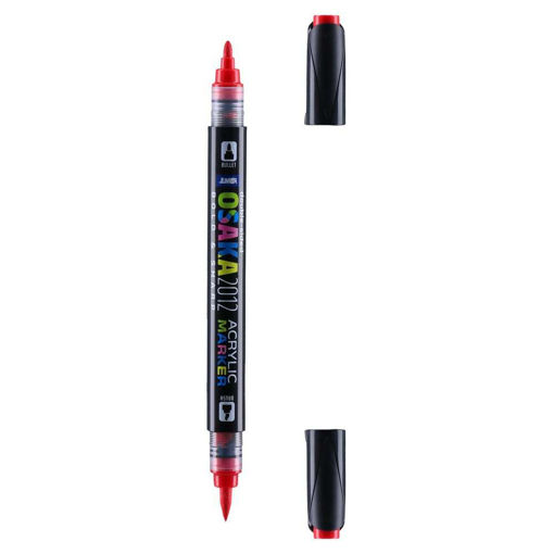 Picture of JUNIOR ACRYLIC MARKER DUAL 1.2MM RED